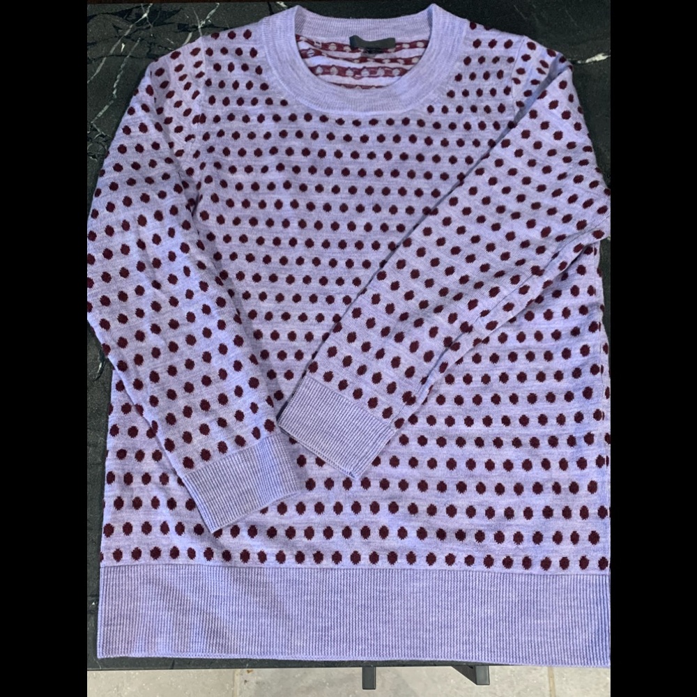 NWOT**JCREW TIPPI SWEATER** WOMEN’S**Lavender & Plum**Size Small